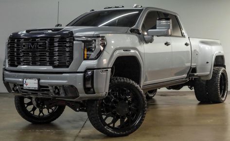 GMC Sierra 3500HD Heavy-Duty Dually Denali Ultimate Diesel Gmc 2500 Denali Lifted Trucks, Gmc Serria 1500, Gmc Denali Ultimate, Gmc 3500 Denali Dually, Gmc Sierra 2500 Hd, Chevy Silverado Hd, Gmc Denali 3500 Hd Lifted, Gmc Sierra Denali, Silverado Hd