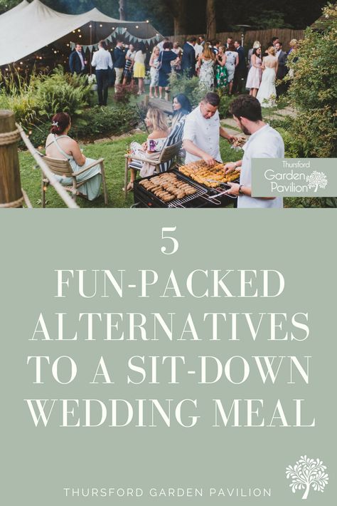 5 Fun-Packed Alternatives To A Sit-Down Wedding Meal No Seated Dinner Wedding, Non Dinner Wedding Reception, Casual Wedding Reception Seating, Wedding Meal Alternatives, Wedding Dinner Alternatives, Non Seated Wedding Reception, Non Sit Down Wedding Reception, Alternative Wedding Seating, Casual Wedding Seating