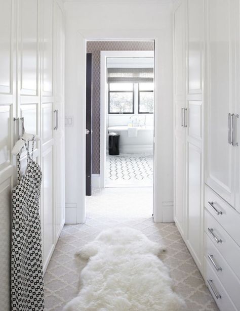 Walk through wardrobe to en suite Walk Through Closet To Bathroom Layout, Walk Through Closet To Bathroom, Closet To Bathroom, Bathroom With Walk In Closet, Walk Through Closet, Bathroom And Walk In Closet, Bedroom With Bathroom, Closet And Bathroom, Beautiful Closets