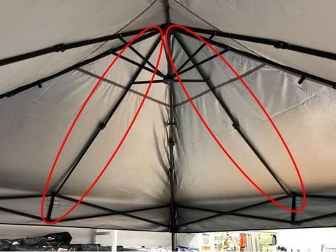 Pool Noodle Canopy Hack, Pool Noodle Tent Hack, Ez Up Canopy Hacks, Diy Tarp Canopy, Pop Up Canopy Hacks, Canopy Hacks, Vendor Tips, Pool Canopy, Tent Craft