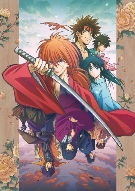 Kenshin Le Vagabond, Kenshin Anime, Rurôni Kenshin, Meiji Era, Rurouni Kenshin, Anime Poster, City Hunter, Romantic Stories, Odaiba