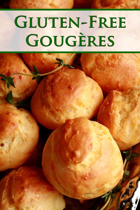 Gf Dinner Rolls, Gluten Free High Tea, Gougeres Recipe, Gf Biscuits, Gluten Free Appetizers, Gluten Free Recipes Bread, Gluten Free Breads, Gf Baking, Gluten Free Bakery