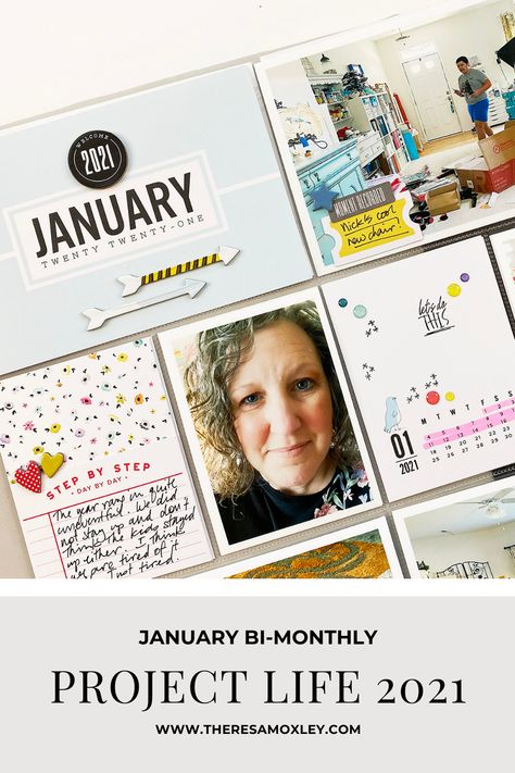 Hi friends and welcome back to my 2021 Project Life! Last week I shared my opening layout for this album project and this week we will swim right into January. I am creating two layouts for the month of January and calling it bi-monthly, so you know anyone else who is doing Project Life this way? #CocoaDaisy #CocoaDaisyNewChapter #InMyPocket #MemoryKeepingClasses #PocketPages #ProjectLife2021 #ScrapbookLayouts #TheresaMoxley Project Life Travel Layouts, Project Life 6x8, Disney Project Life, Life Scrapbook, Pocket Page Scrapbooking, Digital Project Life, Project Life Scrapbook, Cocoa Daisy, Project Life Album