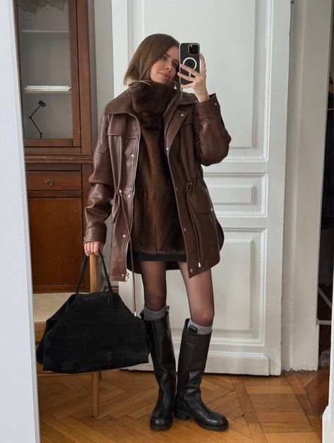 Boots Suede, Fall 24, Different Outfits, Outfit Aesthetic, Fall Fashion Trends, Moto Boots, Suede Jacket, Winter Looks, Outfits Aesthetic