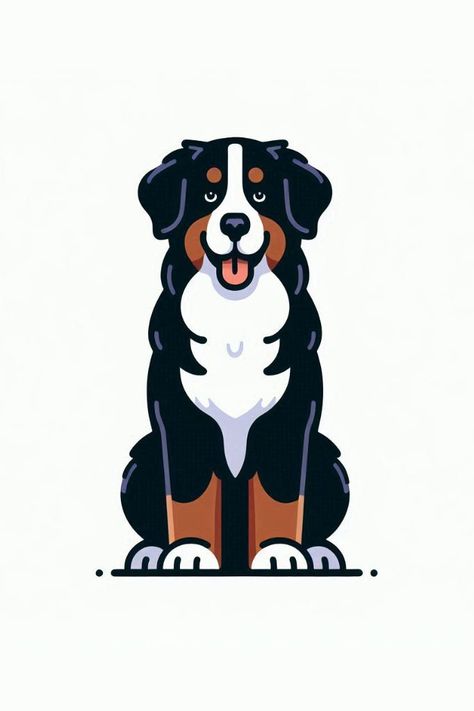 Discover everything you need to know about the gentle giant, the Bernese Mountain Dog! 🐾 From their traits and temperament to care tips and training advice, our comprehensive guide has it all. 📚 Dive into our blog to learn how to provide the best life for your Berner. 🐶 #BerneseMountainDog #DogLovers #PetCare #DogTraining #PetTips Bernese Mountain Dog Line Art, Bernese Mountain Dog Painting, Bernese Mountain Dog Facts, Bermease Mountain Dog, Bernie’s Mountain Dogs, Unique Dog Breeds, Pull Cart, Left Alone, Mountain Dog