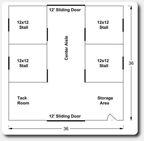 Small Horse Barn, Small Horse Barns, Barn Layout, Diy Horse Barn, Horse Barn Ideas Stables, Barn Stalls, Horse Barn Designs, Horse Shelter, Goat Barn