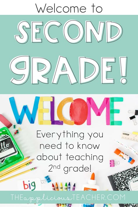 Second Grade Bulletin Board Ideas, Second Grade Classroom Setup, Welcome To 2nd Grade, 2nd Grade Class, 2nd Grade Activities, Teaching Second Grade, Second Grade Resources, Quick Start Guide, Math Instruction