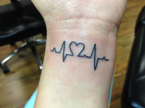 Related image Ekg Heart Tattoo, Heart Monitor Tattoo, Heart Rate Tattoo, Pulse Tattoo, Ekg Tattoo, Heartbeat Tattoo Design, Love Heart Tattoo, Infinity Tattoo Designs, Heartbeat Tattoo