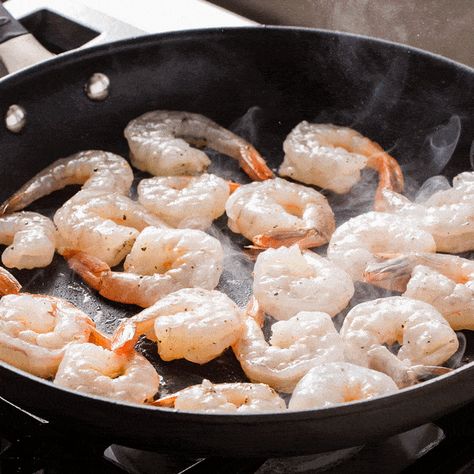 How To Saute Shrimp, Healthy Cajun, Garlic Veggies, Healthy Beef Stroganoff, Red Lobster Shrimp, Cook Shrimp, Shrimp And Quinoa, Easy Shrimp Scampi, Baby Shrimp