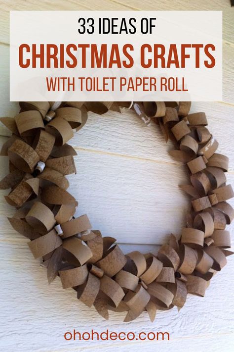 Break free from traditional Christmas decorations and explore the extraordinary possibilities of using toilet paper rolls for craft projects. Discover the fun and excitement of making unique ornaments and festive decorations that will add a touch of whimsy to your holiday home. Loo Roll Christmas Craft, Christmas Crafts Made From Toilet Paper Rolls, Toilet Paper Birds, Toilet Roll Xmas Decorations, Diy Christmas Decorations With Toilet Paper Rolls, Toilet Roll Crafts For Adults, Toilet Paper Roll Crafts For Adults, Things To Make With Toilet Paper Rolls, Empty Toilet Paper Roll Crafts