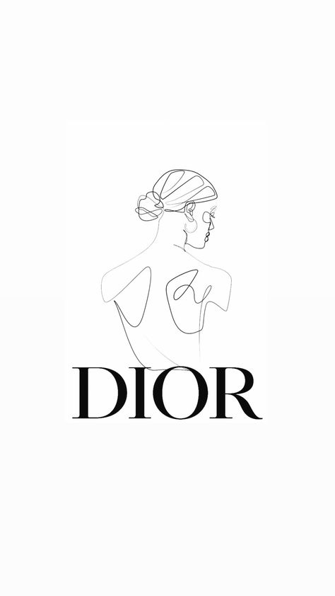 Dior Photo Frame, Dior Pictures Wall Art, Black And White Prints Aesthetic, Vogue Wallpaper Aesthetic, Wall Pictures Aesthetic, Dior Drawing, Dior Illustration, Dior Black And White, Dior Poster