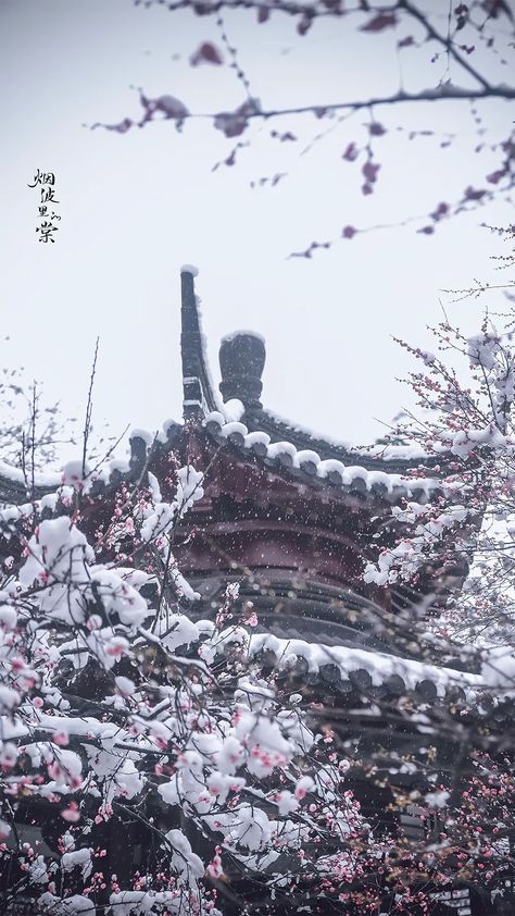 Japan Background, Ancient China Aesthetic, Wallpapers Christmas, Winter In Japan, Japan Winter, Splash Images, Winter Background, Pretty Landscapes, Japan Aesthetic