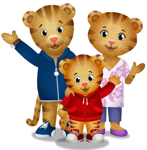 Daniel Tiger Family, Daniel The Tiger, Daniel Tiger Party, Daniel Tiger Birthday Party, Tiger Birthday Party, Hulk Character, Mister Rogers Neighborhood, Tiger Birthday, Daniel Tiger's Neighborhood