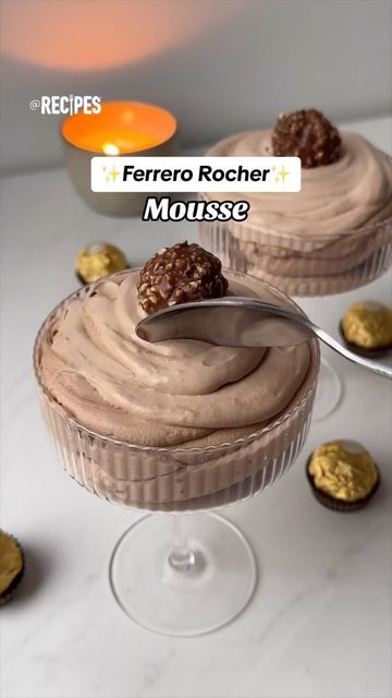 Ferrero Rocher Trifle, Ferrero Rocher Mousse, Shooters Recipes, Dessert Shooters Recipes, Cups Recipes, Shooter Recipes, Dessert Cups Recipes, Dessert Shooters, Food Hub