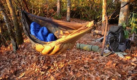 16 Ultimate Hammock Camping Tips From a Decade of Experience Hammock Camping Hacks, Hammock Camping Gear, Backpacking Hammock, Portable Hammock, Backcountry Camping, Camping Checklist, Backpacking Gear, Hammock Camping, New Skills