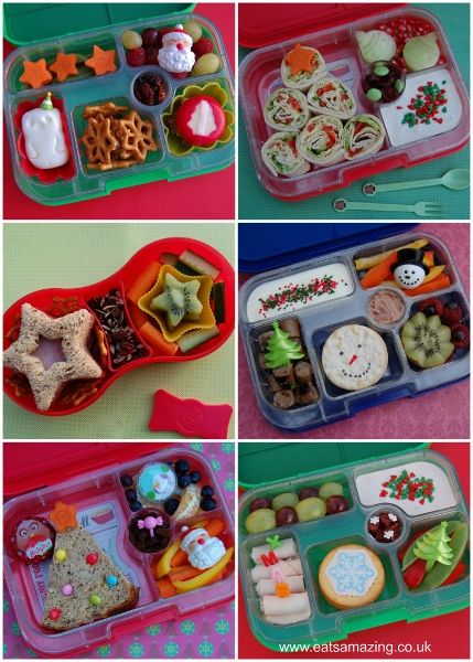 6 Ideas for Simple Christmas Themed Bento Lunches - Suprise your kids with some festive fun in their lunch box this December Themed Lunch Ideas, Bento Box Lunch For Kids, Kindergarten Lunch, Kids Packed Lunch, Holiday Lunch, Bento Lunches, Bento Box Kids, Toddler Lunches, Fun Lunch