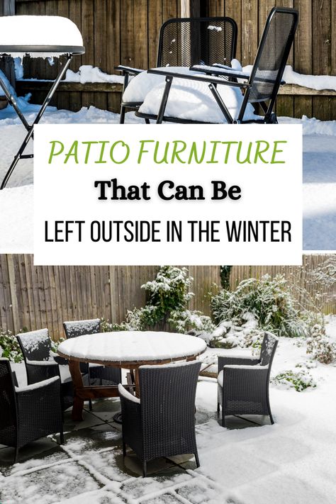 Having patio furniture you can leave out all year can be surprisingly beneficial. Along with convenience, it also means you shouldn’t have to maintain the furniture too much. The options might seem obvious, but there are some important buying considerations when weighing up the different kinds of furniture that can be left out year-round. So, let’s take a look. Patio Furniture No Cushions, No Cushion Patio Furniture, Balcony Hacks, Small Patio Decor, Small Balcony Design, Cool Deck, Balcony Furniture, Small Balcony Ideas, Deck Furniture