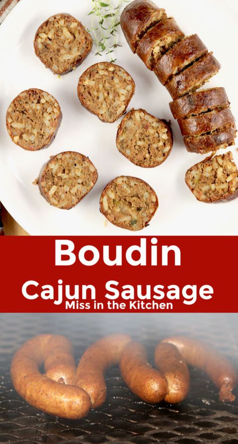 Boudin Recipes, Smoked Sausage Recipe, Boudin Recipe, Boudain Recipes, Boudin Sausage, Sausage Meals, Sausage Maker, Cajun Spices, Boudin Balls