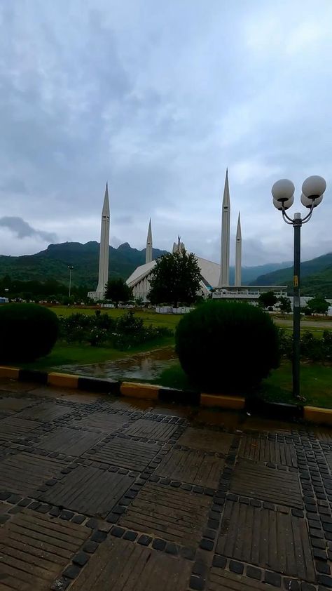 Pakistan Beautiful Places Videos, Islamabad Beauty Videos, Islamabad Aesthetic Videos, Islamabad Videos, Aesthetic Islamic Videos, Romantic Weather, Faisal Masjid, Faisal Mosque, Haidar Ali