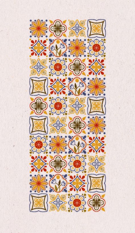 Shhh Tattoo, Italian Pattern, African Theme, Russian Folk Art, Colourful Tile, Vintage Tile, Hand Embroidery Patterns, Mini Tattoos, Pattern Illustration