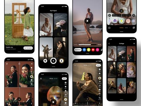 Photo Slideshow Maker app UI Kit The Photo Slideshow Maker app UI Kit , 40+ Screens , Available for Figma App Character, App Story, Ux Design Mobile, Sprite Sheet, Character Sprite, Ui Design Dashboard, Card Ui, Mobile App Design Inspiration, App Interface Design