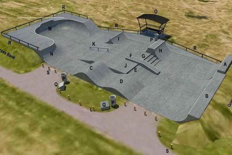 £110k skate park finally set to go ahead – after five years in the planning - Stoke-on-Trent Live Skate Park Design, Indoor Park, Skatepark Design, Landscape Portfolio, Sketch Board, Architectural Portfolio, Zaha Hadid Architecture, Sport Center, Skateboard Park