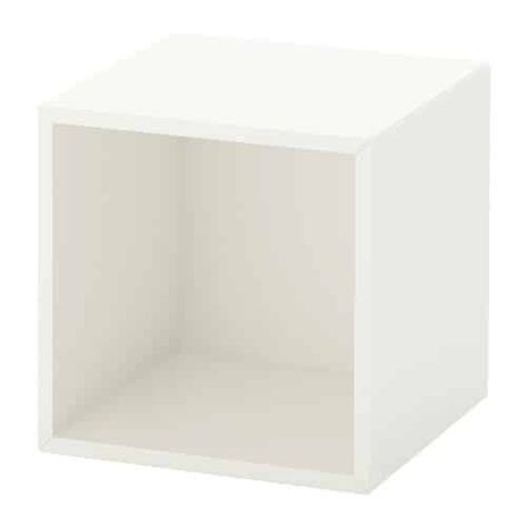 4 creative ways to use the EKET cube as a bedroom nightstand 4 Pretty Pegs, Ikea Eket, Lego System, Bedroom Nightstand, Small Bedside, Cabinet Fronts, Ikea Hackers, Modular Storage, Bedroom Night Stands