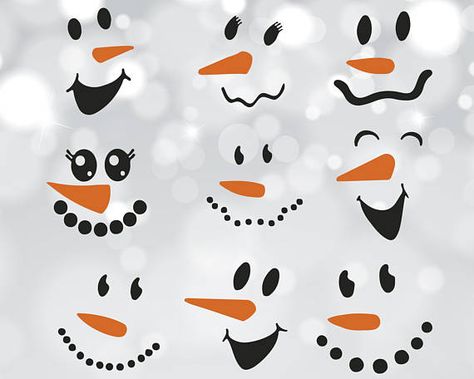 Make your Christmas more beautiful and personal with this unique design. This design is perfect for personalized T-shirts, Christmas gifts, stickers, table decors, greeting cards and other wonderful ideas. You will receive 4 most used file formats: SVG - Best for Cricut Design Snowman Face Svg, Snowman Svg, Printable Snowman, Winter Snowman, Snowman Faces, Christmas Wood Crafts, Snowman Crafts, The Snowman, Christmas Crafts For Kids