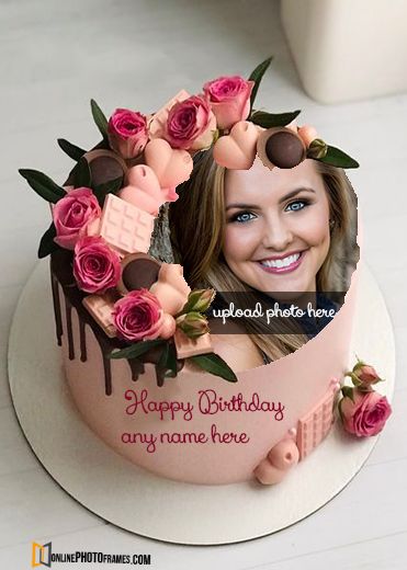 Half Birthday Photo Cakes Archives - Birthday Cake With Name and Photo | Best Name Photo Wishes Anniversary Verses, Cake With Photo, Happy Birthday Flower Cake, Birthday Cake Write Name, Online Birthday Cake, Birthday Wishes With Photo, Birthday Cake Writing, Birthday Cake With Name, Happy Birthday Cake Photo