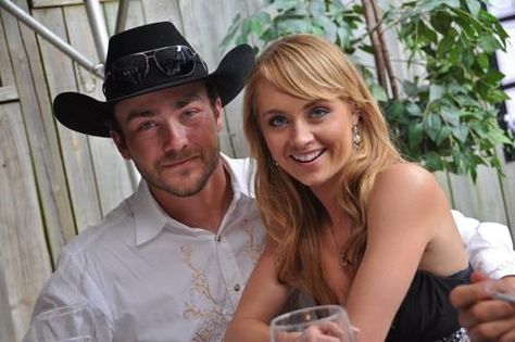 Amber Marshall and her fiancé Shawn. Amber Marshall Wedding, Greys Anatomy Derek, Heartland Amy, Greys Anatomy Episodes, Amy And Ty Heartland, Ty Heartland, Heartland Tv Show, Heartland Cast, Heartland Tv