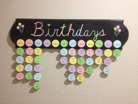 School Birthday Chart Ideas, Birthday Calendar Craft, Birthday Charts For School, Class Board Decoration, Notice Board Decoration, Soft Board Decoration, Birthday Board Classroom, Music Theme Birthday, School Board Decoration