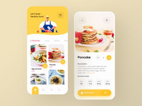 UI designersepide_moqadasi@yahoo.com Food App Ui, Food Delivery Website, App Homepage, Ux Project, Pancakes For Dinner, Cooking App, Food Delivery App, Mobile App Design Inspiration, Ux Mobile