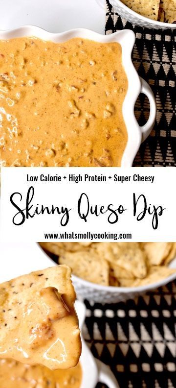 Skinny Queso Dip Protein Snacks Low Carb, Healthy High Protein Snacks, Low Calorie High Protein, Calorie Snacks, High Protein Dinner, High Protein Meal Prep, Effective Diet, Healthy High Protein Meals, High Protein Low Carb Recipes