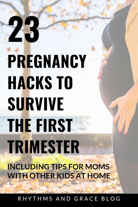 Pregnancy Tips for the First Trimester survival: 23 Pregnancy Hacks From a Mom of 4 What Helps With Nausea While Pregnant, Foods To Help With Nausea When Pregnant, Pregnancy Nausea Remedies, First Trimester Symptoms, Nausea Remedies, Nausea Pregnancy, Minimal Baby, Prenatal Health, How To Help Nausea