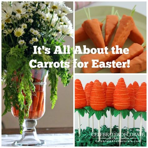 Carrot-Collage Decorating Ideas For Halloween, Spring Foods, Easter Feast, Gardening Containers, Making Mesh Wreaths, 4th Of July Dessert, Cake Easter, Christmas Topiary, Ladybug Wreath