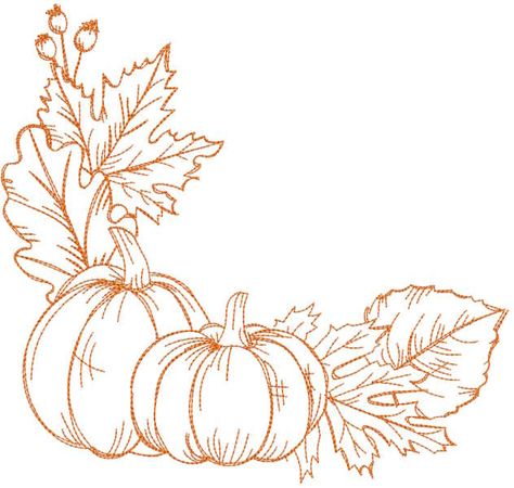 Autumn leaves and pumpkins free embroidery design Fall Clip Art, Fall Drawings, Wood Burning Crafts, Halloween Fonts, Wood Burning Patterns, Leaf Drawing, Small Projects, Embroidery Patterns Free, Silhouette Design Store