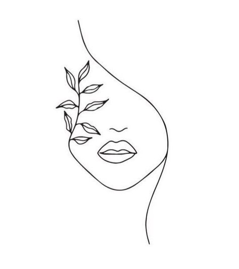 Face Outline, Kunst Tattoos, Easy Canvas Painting, Outline Art, Abstract Line Art, Painting Art Projects, Cool Art Drawings, Diy Canvas Art, Line Art Drawings