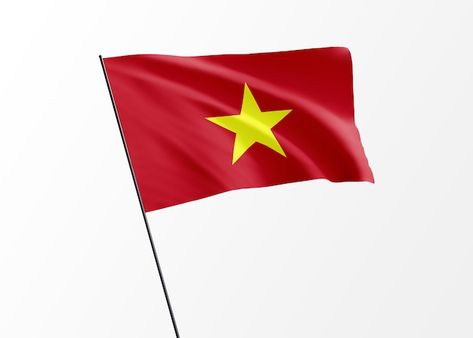 Vietnam Independence Day, Vietnam Flag, Flying High, Flags Of The World, Flag Pole, Premium Photo, 1 Million, Independence Day, Vietnam