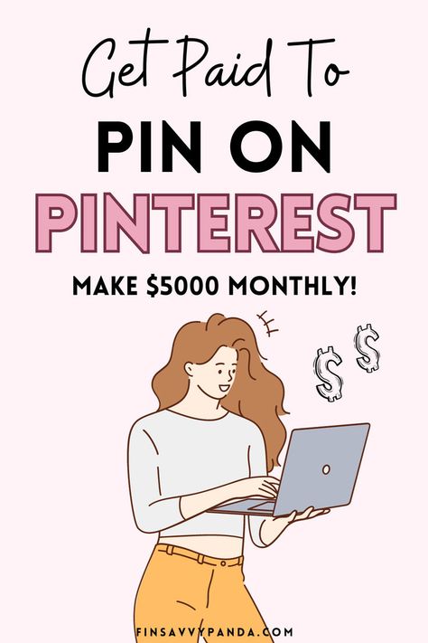 Make Money On Pinterest, Money On Pinterest, Make Money From Pinterest, Online Jobs From Home, Money Making Jobs, Extra Money Online, Social Media Jobs, Money Making Hacks, Earn Money From Home