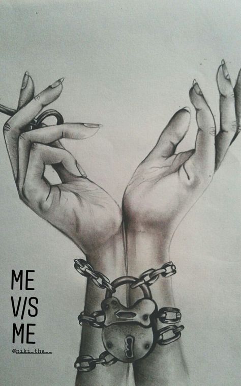 #drawings#hand#pencil #shading#chains#locks#bestpics Hands Drawing, Pencil Shading, Chain Lock, Cute Raccoon, Art Projects, How To Draw Hands, Pencil, Humanoid Sketch, Chain