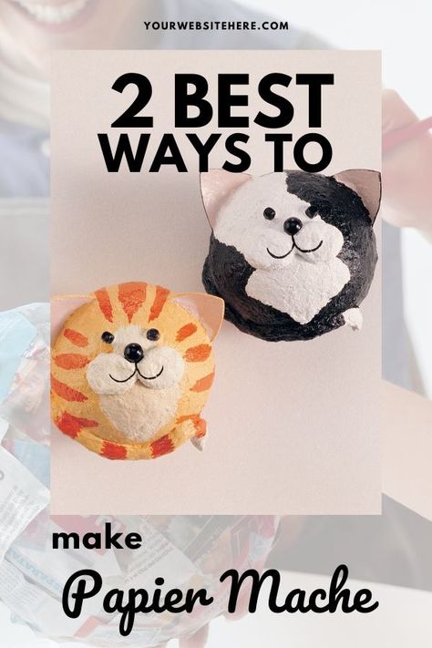 The Easiest Paper Mache recipes for you to try at home - Kin Unplugged Paper Mache Recipe, Paper Mache Projects, Making Paper Mache, Water Paper, Paper Mache Animals, Paper Mache Clay, Indoor Activities For Kids, White Glue, Summer Activities For Kids