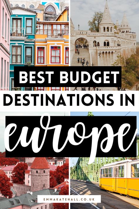 Cheap Cities In Europe, Cheap European Vacations, Cheap Places To Travel For College Students, Budget Friendly Travel Destinations, Affordable European Destinations, Cheap Europe Travel, Cheap Travel Destinations Europe, Cheap Europe Destinations, Budget Europe Travel