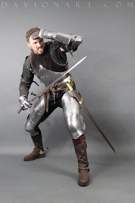 Knight Reference, Reference Pose, Action Pose Reference, Historical Armor, Knight Armor, Human Poses Reference, Medieval Armor, Figure Poses, Human Poses