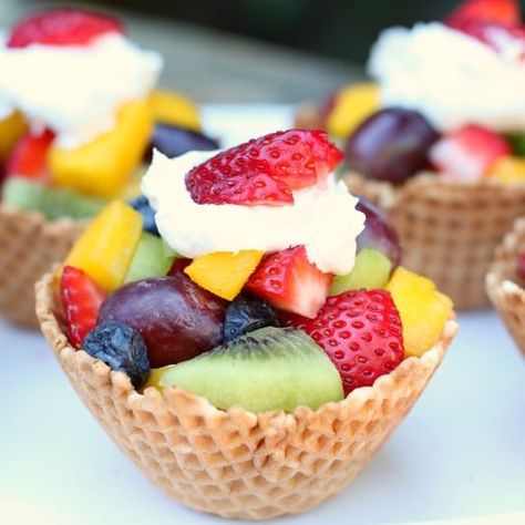 Cone Fruit Cups, Oktoberfest Party Ideas, Fruit Salad Decoration, Honey Lime Vinaigrette, Dressing For Fruit Salad, Fruity Treats, Summer Salads With Fruit, Lime Vinaigrette, Oktoberfest Party