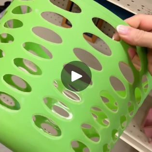 Neighbors are flipping out over her GENIUS laundry basket idea! | Neighbors are flipping out over her GENIUS laundry basket idea! | By HometalkFacebook Alternative Hanging Basket Ideas, Basket Decor Ideas, Tall Laundry Basket, Flip Out, Christmas Baskets, Plastic Laundry Basket, Wicker Laundry Basket, Basket Decoration, Yard Decor