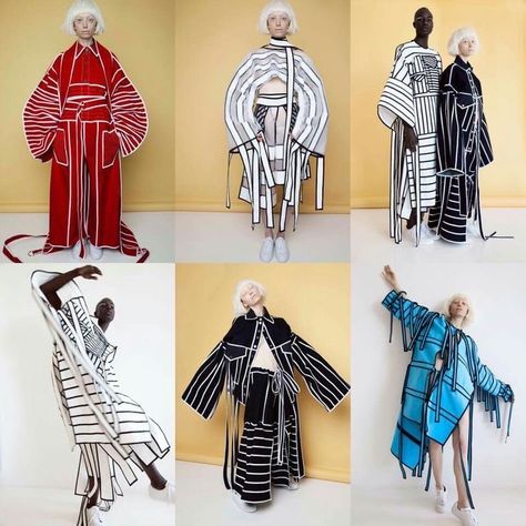 2d Clothes, Fashion Competition, Sculptural Fashion, Textiles Fashion, Fashion Editorial, Inspiration Mode, Mode Inspiration, Fashion Details, Kimonos