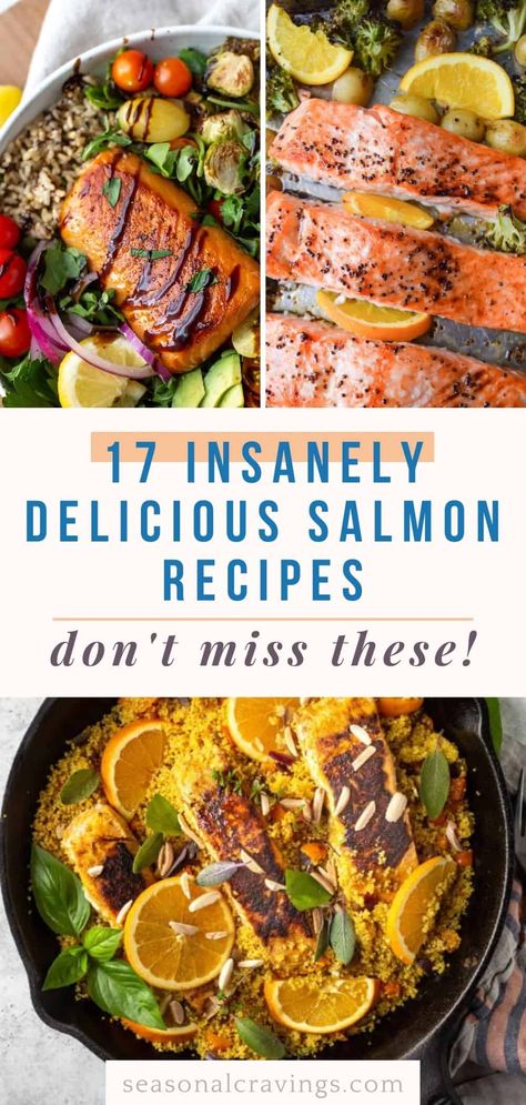 Are you looking for more ways to incorporate nutritious salmon into your dinner rotation? Look no further than these best salmon dinner recipes you can whip up quickly. Salmon is not only delicious and healthy but is also highly versatile! Simple Salmon Meals, Salmon With Salad Dinners, Salmon Summer Recipes, High Protein Salmon Dinner, Unique Salmon Recipes, Heart Healthy Salmon Recipes, Summer Salmon Dinner, Low Calorie Salmon Recipes, Salmon Dinner Ideas Healthy