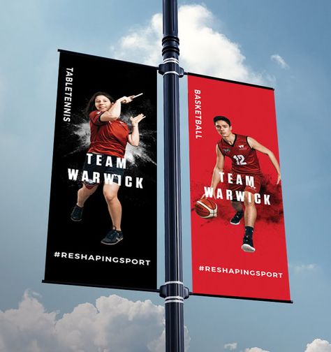 Lamp Post Banner Design, Lamp Post Banner, Basketball Teams, Graphic Design Branding, Large Format, Banner Design, Lamp Post, Pretty People, Banners