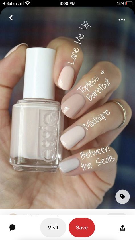 Big Nails, Nagellack Trends, Smink Inspiration, Essie Nail Polish, Essie Nail, Neutral Nails, Manicure Y Pedicure, Long Bob, Nail Polish Colors