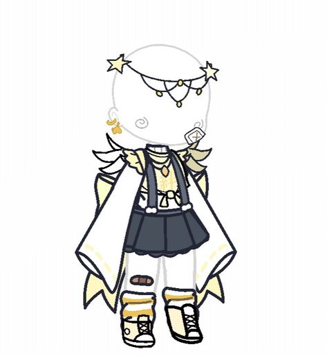 :)) Gacha Star Outfits, Gacha Nebula Outfits, Gacha Fits, Gacha Base Poses Cute, Magical Clothes, Star Outfit, Body Tutorial, Drawing Stars, Gacha Clothes